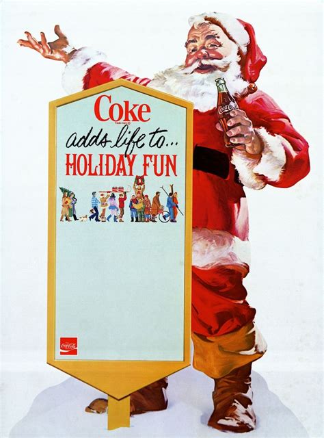 A história dos anúncios de Natal da Coca Cola em 53 ...