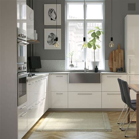 A modern, bright, and airy kitchen with wooden detail   IKEA