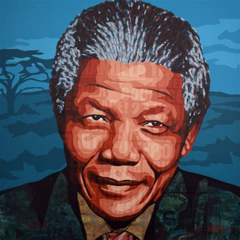 A Portrait of Nelson Mandela – BORBAY
