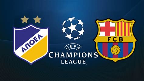 A que hora juega APOEL vs Barcelona | UEFA Champions League   YouTube