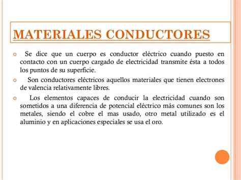 A Que Se Le Llama Material Conductor   Compartir Materiales