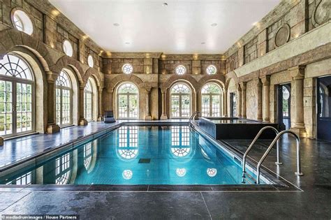 A view of the indoor swimming pool inside the Surrey ...