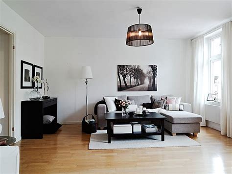 A warm interior design with ikea furniture
