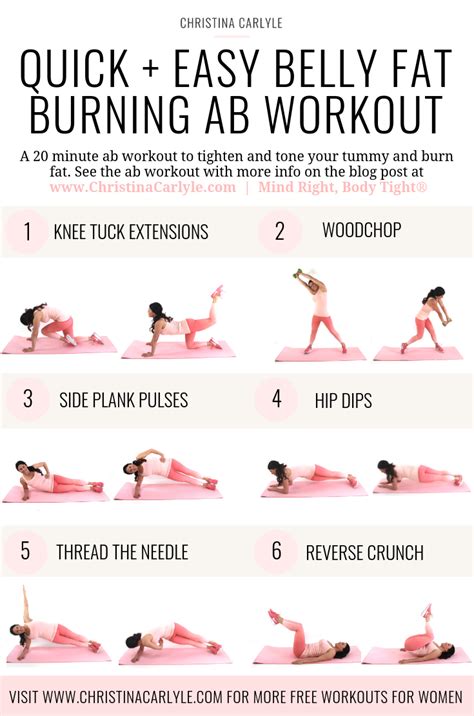 Ab Workout for Women that want a Flat, Tighter, Toned ...