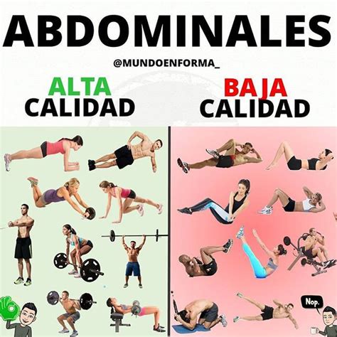 ABDOMINALES: ALTA CALIDAD VS BAJA CALIDAD     Hashtags: #salud # ...
