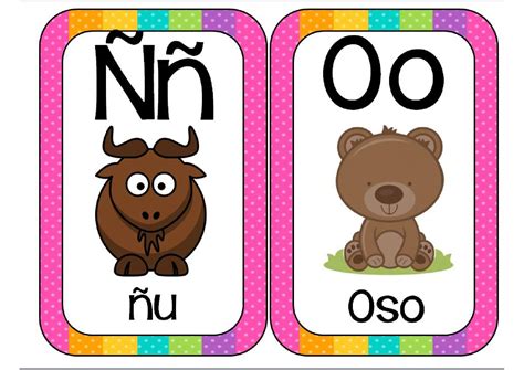 abecedario animales formato tarjetas pdf 008   Orientación ...
