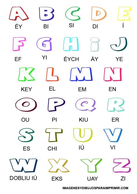 abecedario en ingles para imprimir   Buscar con Google | Material ...