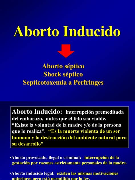 Aborto Inducido | PDF | El embarazo | Aborto