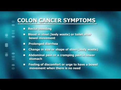 About Colon Cancer   YouTube