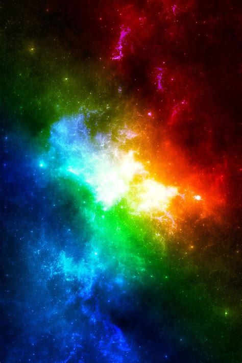 Abstract colors in space iPhone X 8,7,6,5,4,3GS wallpaper ...
