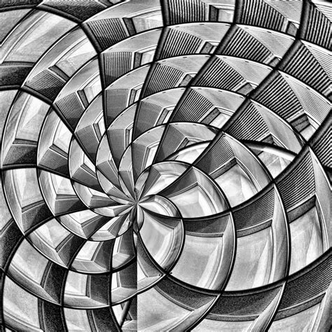 Abstraction a la M.C. Escher B version | Optical Illusions ...