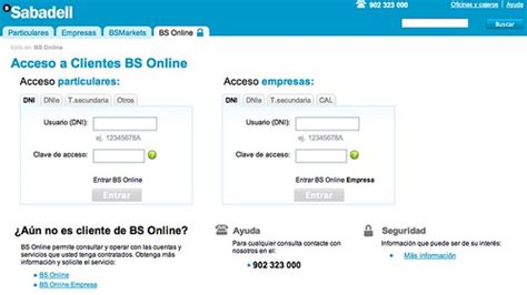 Acceso a BS Online | BS Online es el servicio de Banca a ...