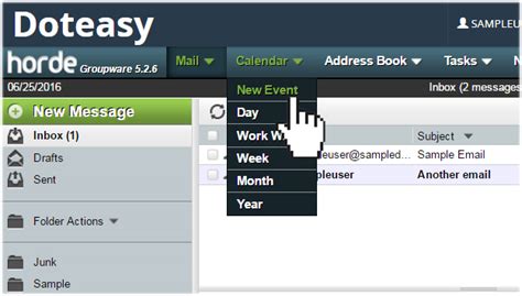 Accessing your emails using Horde | Doteasy Web Hosting