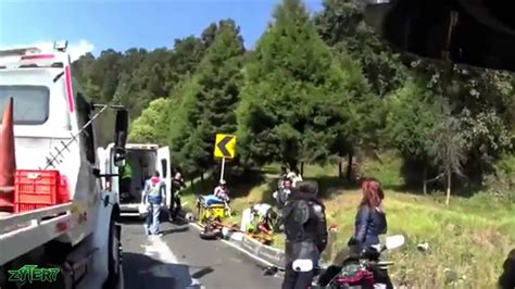 Accidente mortal en la Pera Carretera México   Cuernavaca ...