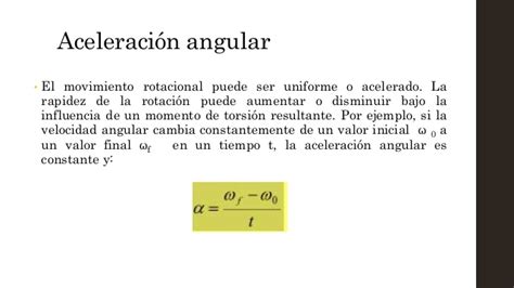 Aceleración angular  1