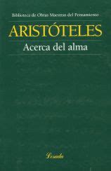 Acerca del Alma   Aristoteles | Libros Electronicos y Ebooks Gratis