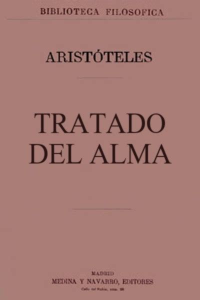 Acerca del alma  De Anima  · Aristóteles · Español   [PDF] [ePub] [Kindle]