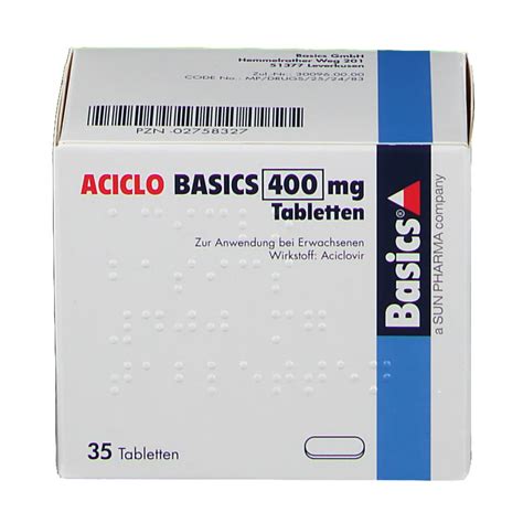 Aciclo Basics 400 mg Tabletten 35 St   shop apotheke.com