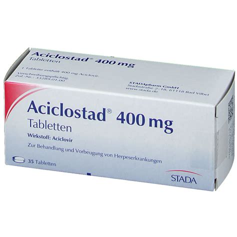 Aciclostad 400 mg Tabletten 35 St   shop apotheke.com