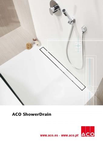 ACO | Nuevo catálogo Canal de Ducha ShowerDrain