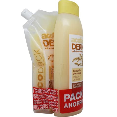 Acofarderm Gel de Baño Avena 750 Ecopack Pack Mejores ...