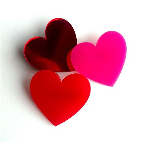 acrylic love heart brooch by twiggd | notonthehighstreet.com