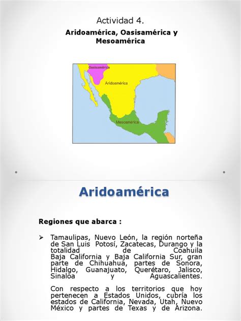 Act 4 Aridoamerica, Oasisamerica y Mesoamercia. | Oasisamerica ...