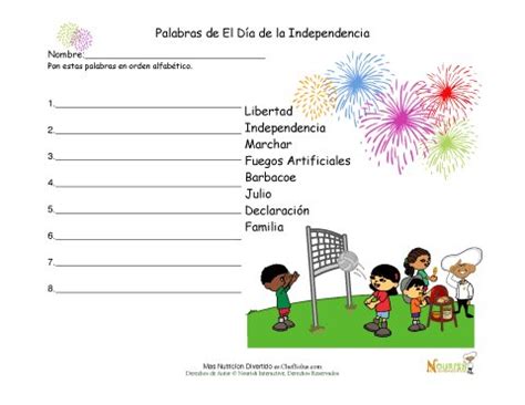 Actividad Para Niños Para Alfabetizar Palabras Saludables ...