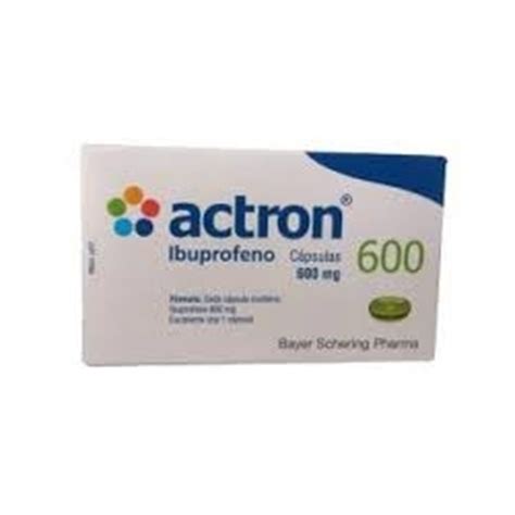 ACTRON   IBUPROFENO  600 mg   Farmacia Del Niño   FARMACIA ...
