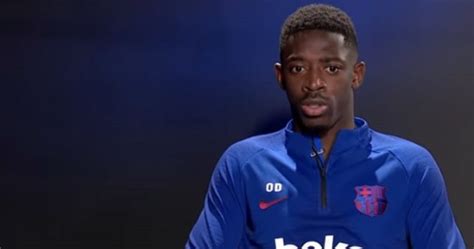 Actu foot : Ousmane Dembélé  Barça  loin de faire l ...
