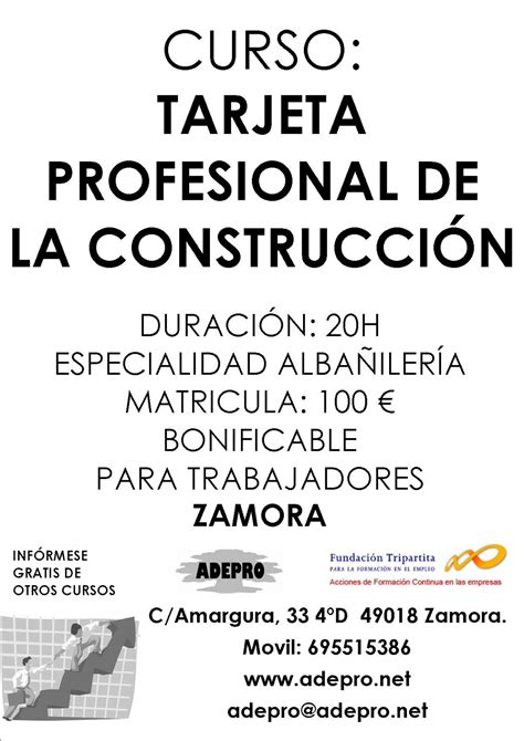 ACTUALIDAD: TARJETA PROFESIONAL DE LA CONSTRUCCIÓN ...