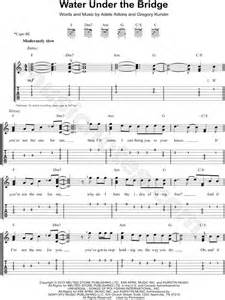 Adele  Water Under the Bridge  Guitar Tab in C Major ...