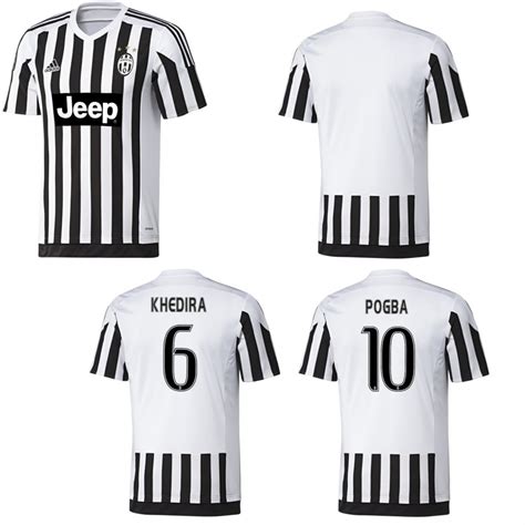 adidas Juventus Turin Heimtrikot 2015/2016 mit Flock ...