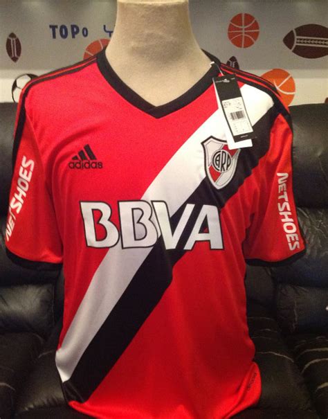Adidas Soccer Jersey River Plate Copa Libertadores Red