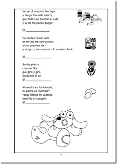 Adivinanzas para niños en pdf | Colorear dibujos infantiles