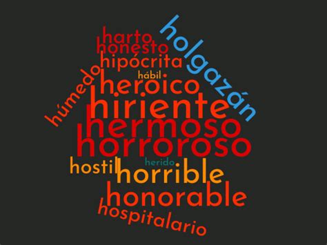 Adjetivos con H  Lista Completa, Definición y Ejemplos