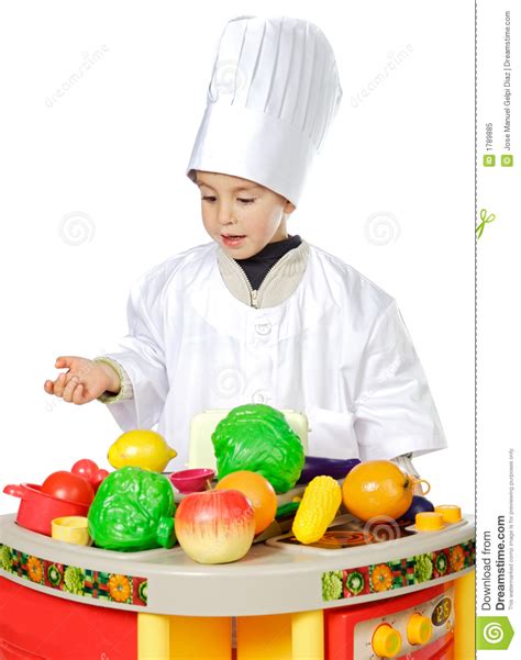 Adorable future cook stock image. Image of cuisine, nutritious   1789885