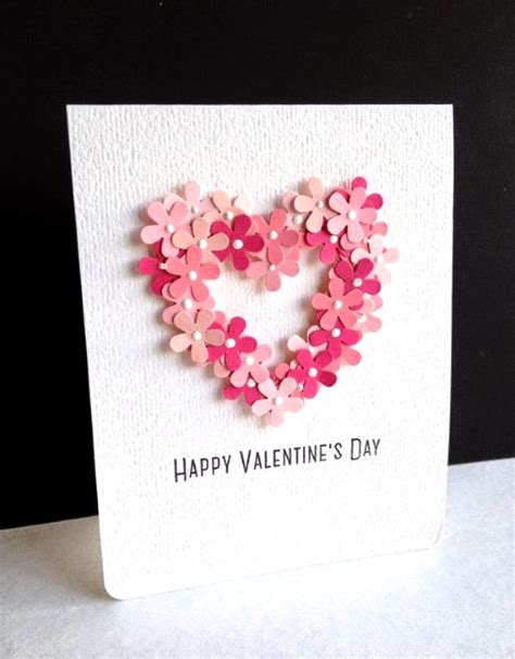 Adorable Valentines Day Handmade Card Ideas Pink Lover