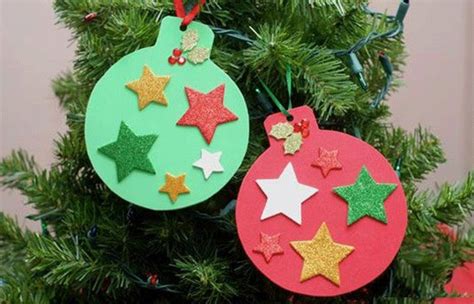 Adornos caseros para el árbol de Navidad para hacer con niños
