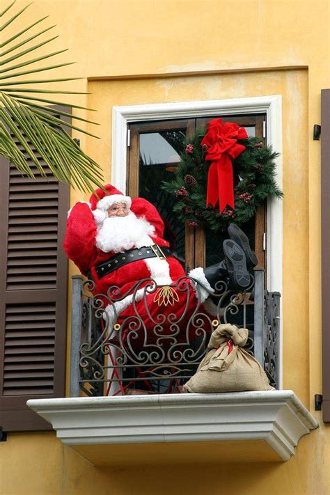 adornos navideños para exteriores   Santa Claus ...