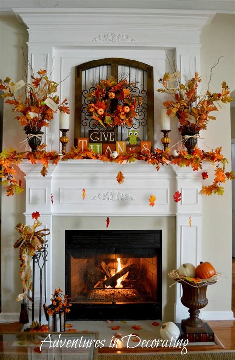 Adventures in Decorating: Our Fall Mantel