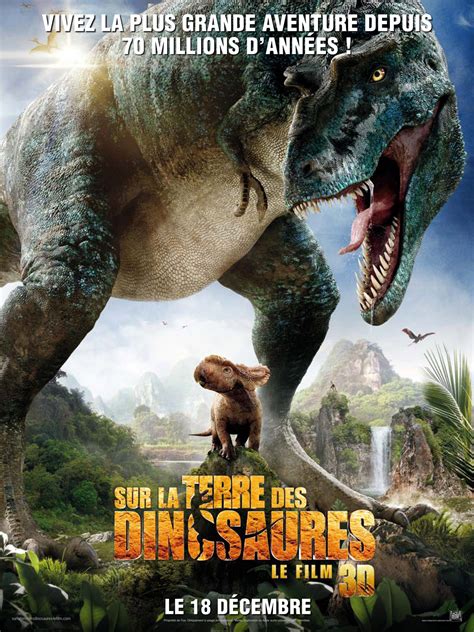 Affiche du film Sur la terre des dinosaures, le film 3D ...