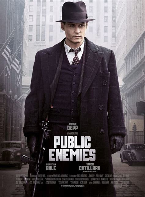 Affiche Public Enemies | Gangster movies, Public enemy ...