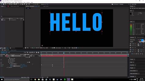 After Effects Tutorial: Keyframing   YouTube