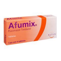Afumix 37.5 / 500 Mg 4 Tab Fluconazol, Tinidazol 4 pz