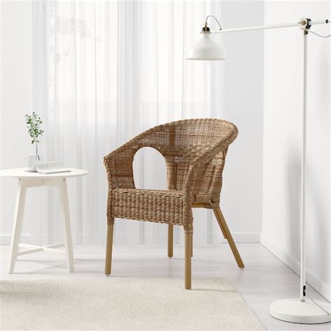 AGEN Silla, ratán, bambú   IKEA