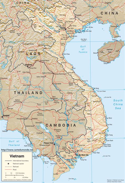 Agrandar el mapa Vietnam en el mapa mundial