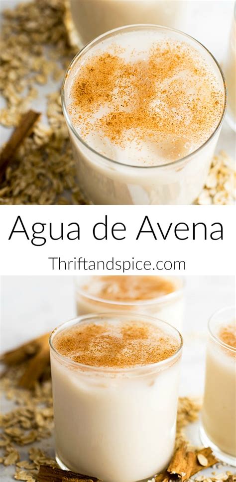 Agua de Avena   Thrift and Spice