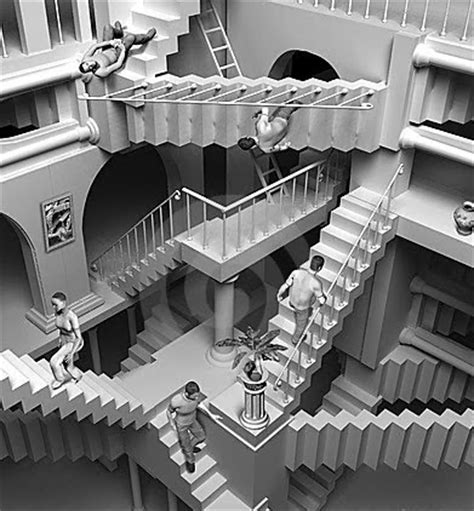 Aion Diseño: Escaleras sin fin idea de M. C. Escher