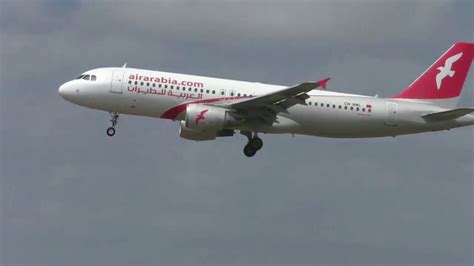 Air Arabia Maroc Airbus A320 Landing at Barcelona Airport ...